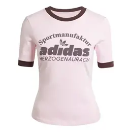 Adidas: Розовый топ 
