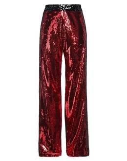 Balmain: Красные брюки 