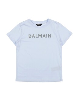 Balmain: Голубая футболка 
