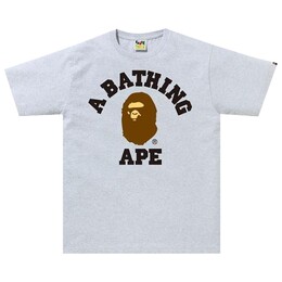 A BATHING APE: Серая футболка 