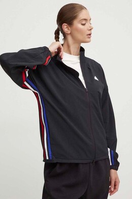 Adidas: Чёрная куртка 