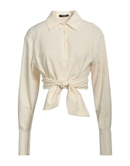 Balmain: Рубашка с поясом 