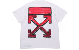 Off-White: Футболка  Marker больших размеров