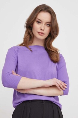 Sisley: Фиолетовая футболка 