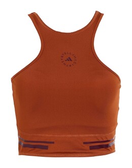 Adidas By Stella Mccartney: Бежевый топ 