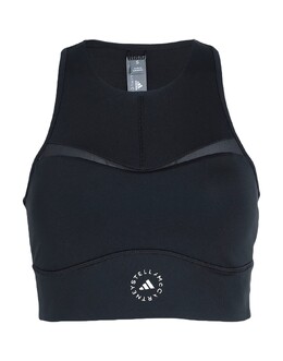 Adidas By Stella Mccartney: Чёрный топ 