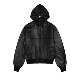 Stussy: Кожаная куртка 