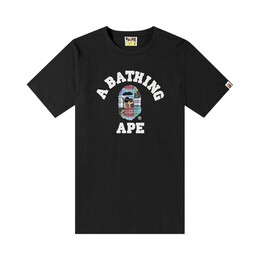 A BATHING APE: Футболка в стиле пэчворк 