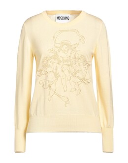 Moschino: Жёлтый свитер 