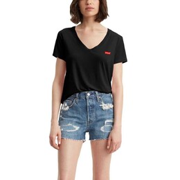Levi's: Чёрная футболка  The Perfect