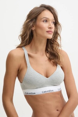 Calvin Klein Underwear: Серый бюстгальтер 