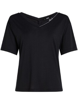Karl Lagerfeld: Футболка  Signature с v-образным вырезом