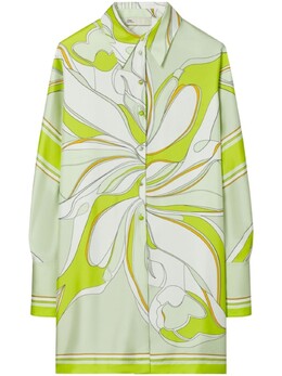 Tory Burch: Шёлковая рубашка 