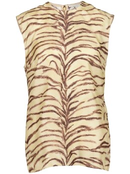 Stella McCartney: Шёлковый топ 