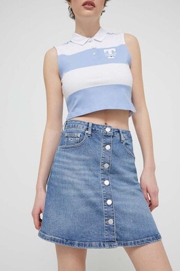 Tommy Jeans: Джинсовая юбка 