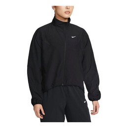 Nike: Чёрная куртка  Dri-FIT Swoosh