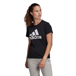 Adidas: Чёрная футболка  Essentials