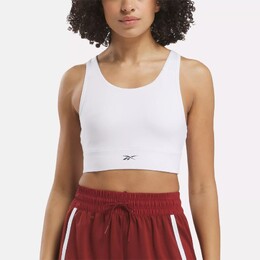 Reebok: Белый бюстгальтер 