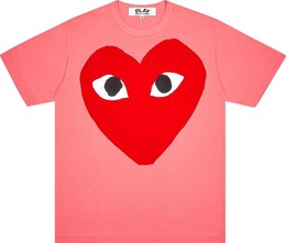 Comme Des Garçons Play: Розовая футболка  Heart