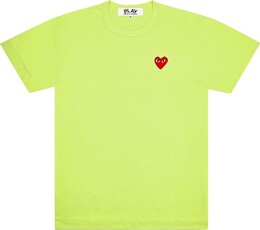 Comme Des Garçons Play: Зелёная футболка 