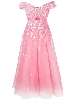 Zuhair Murad: Платье с открытыми плечами 