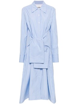 Jil Sander: Платье в полоску 