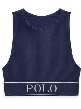 Polo Ralph Lauren: Топ с воротником 