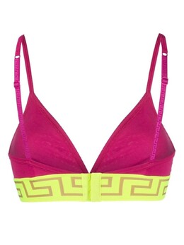 Versace: Розовый бюстгальтер  Greca