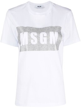MSGM: Футболка с блёстками 