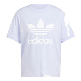 Adidas: Фиолетовая футболка  Adicolor