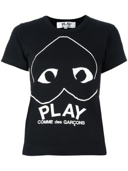 Comme Des Garçons Play: Футболка с принтом 