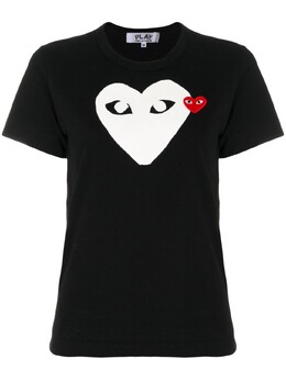 Comme Des Garçons Play: Футболка с принтом 