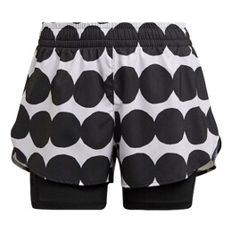 Adidas: Чёрные шорты  Marimekko