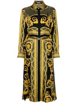 Versace: Платье миди 