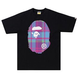A BATHING APE: Футболка в клетку 