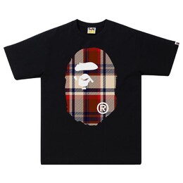 A BATHING APE: Футболка в клетку 