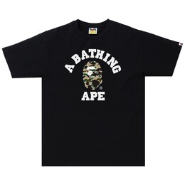 A BATHING APE: Чёрная футболка 