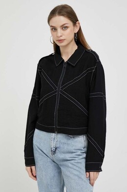 DKNY: Чёрная куртка 