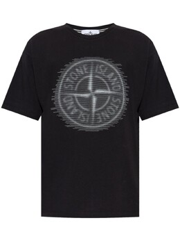 Stone Island: Чёрная футболка 