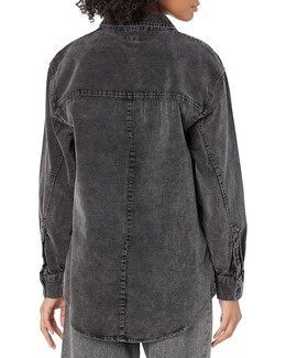 Allsaints: Чёрная рубашка 