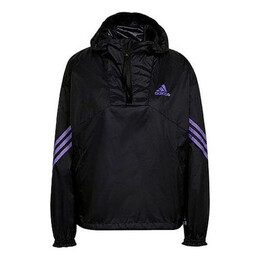 Adidas: Чёрная куртка 