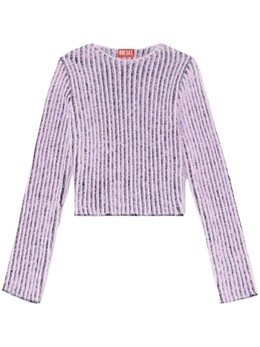 Diesel: Фиолетовый свитер 
