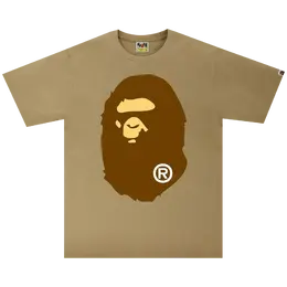 A BATHING APE: Бежевая футболка 
