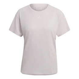 Adidas: Розовая футболка  HEAT RDY