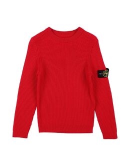 Stone Island Junior: Красный свитер 