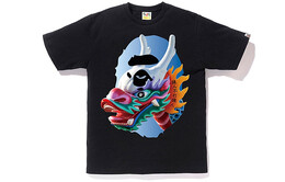 A BATHING APE: Чёрная футболка 