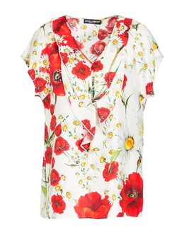 Dolce & Gabbana: Белый топ 