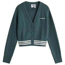 Adidas: Зелёный кардиган 