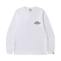 A BATHING APE: Футболка с длинным рукавом 