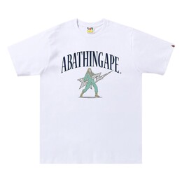 A BATHING APE: Белая футболка 